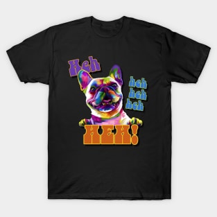 Psychedelic Laughing Bulldog T-Shirt